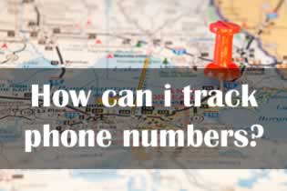 How can i track phone numbers?